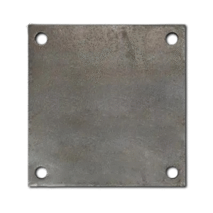 เหล็กเพลท แผ่นเพลท แผ่นเหล็กปิดหัวเสา