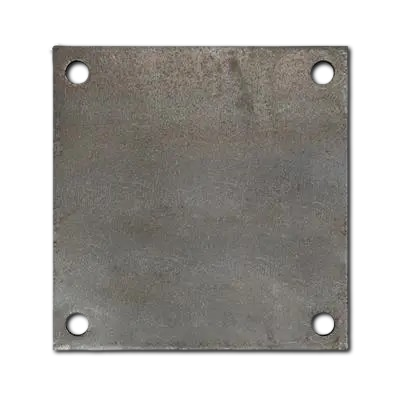 เหล็กเพลท แผ่นเพลท แผ่นเหล็กปิดหัวเสา